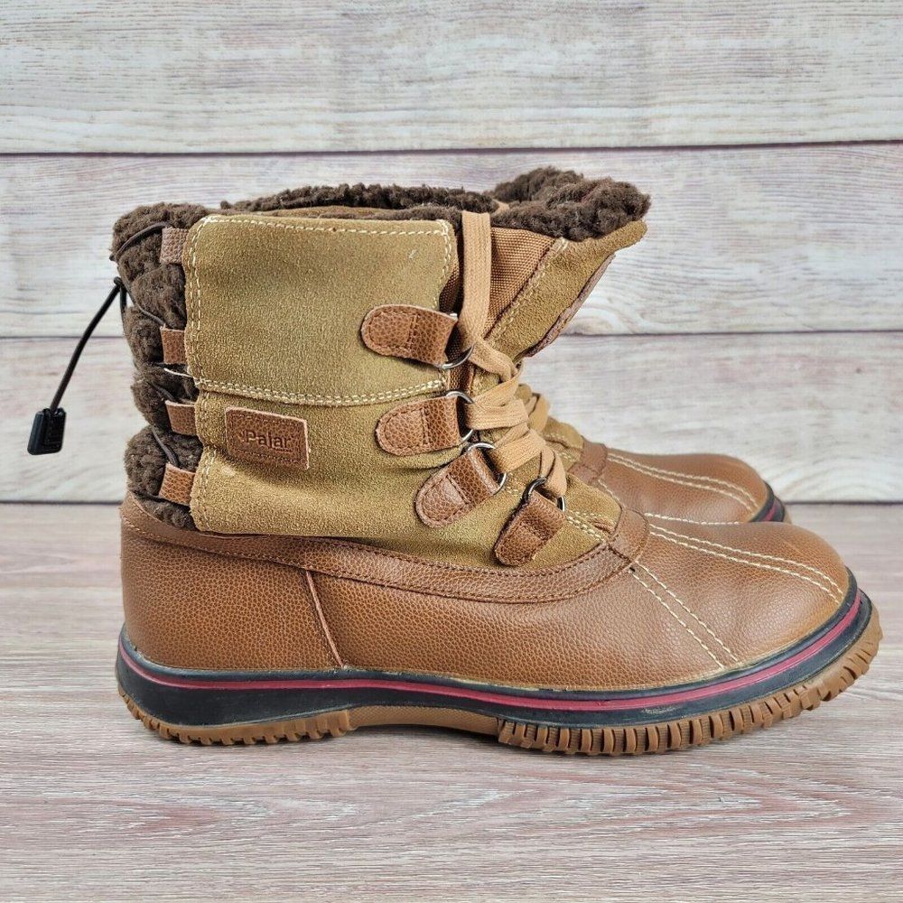Pajar Canada Women's Lined Size 10 EUR 41 Winter Snow Duck Lace Boots